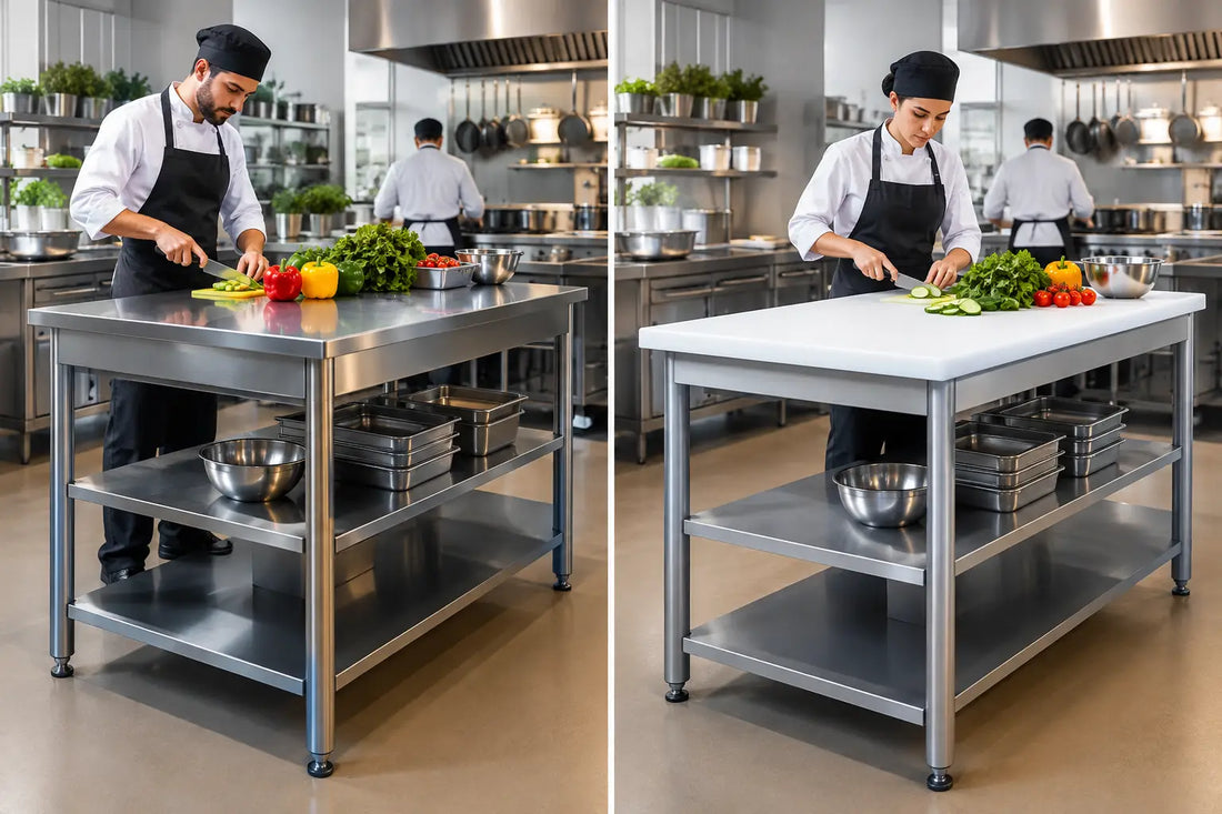 Stainless Prep Bench Versus Plastic for Busy Kitchens