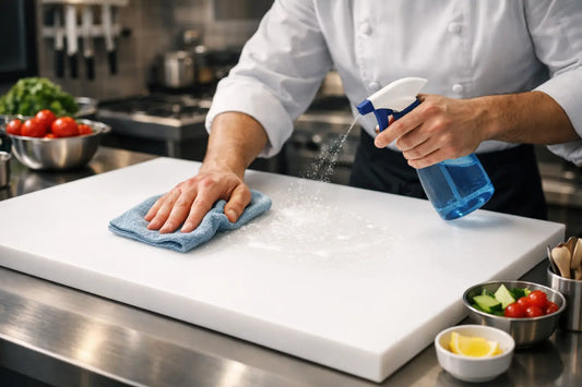 How to Clean Stainless Prep Bench Surfaces