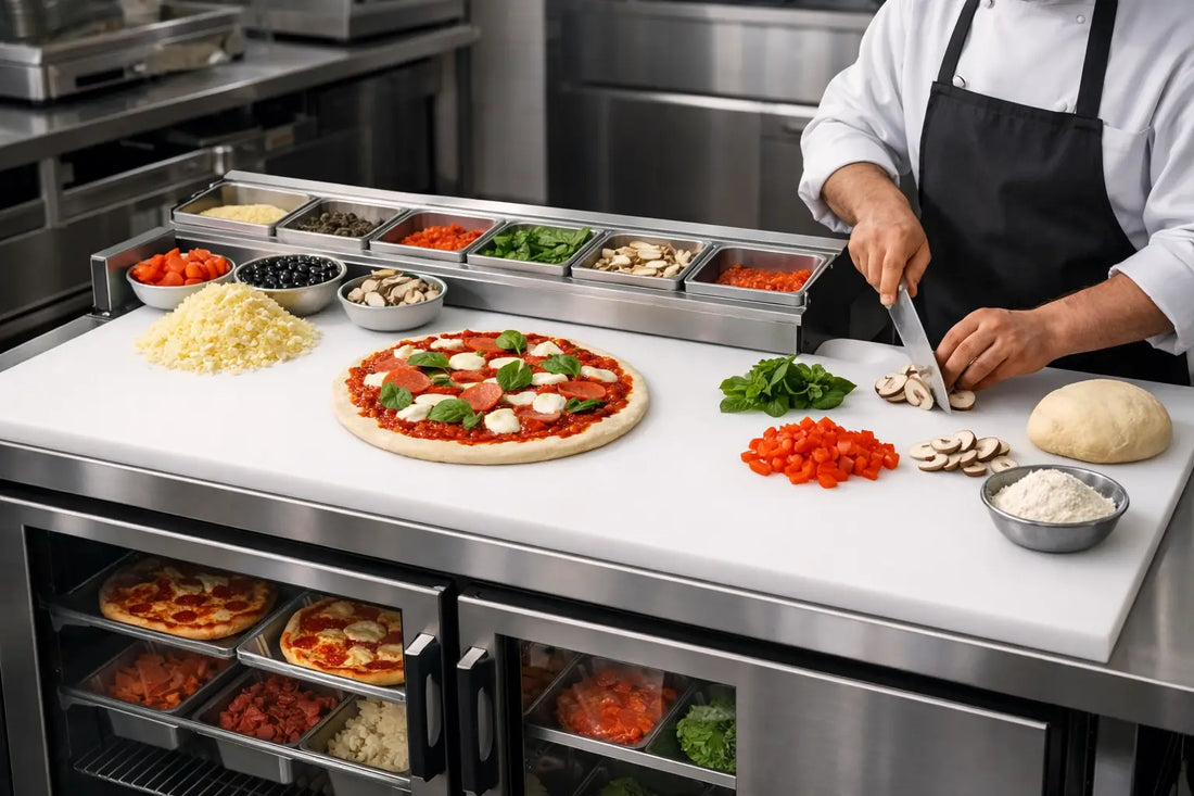 Why a Pizza Prep Bench with Chopping Board Works