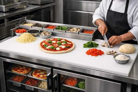 Why a Pizza Prep Bench with Chopping Board Works