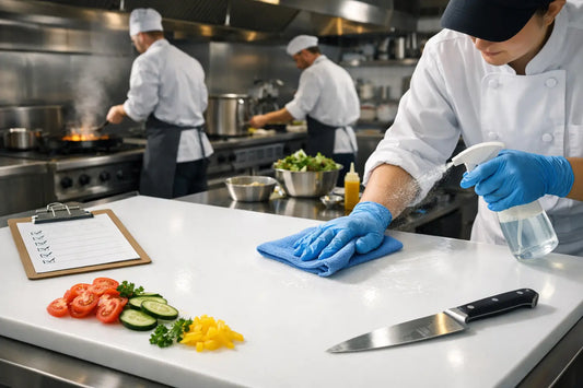 Commercial Bench Cleaning Checklist for Busy Kitchens