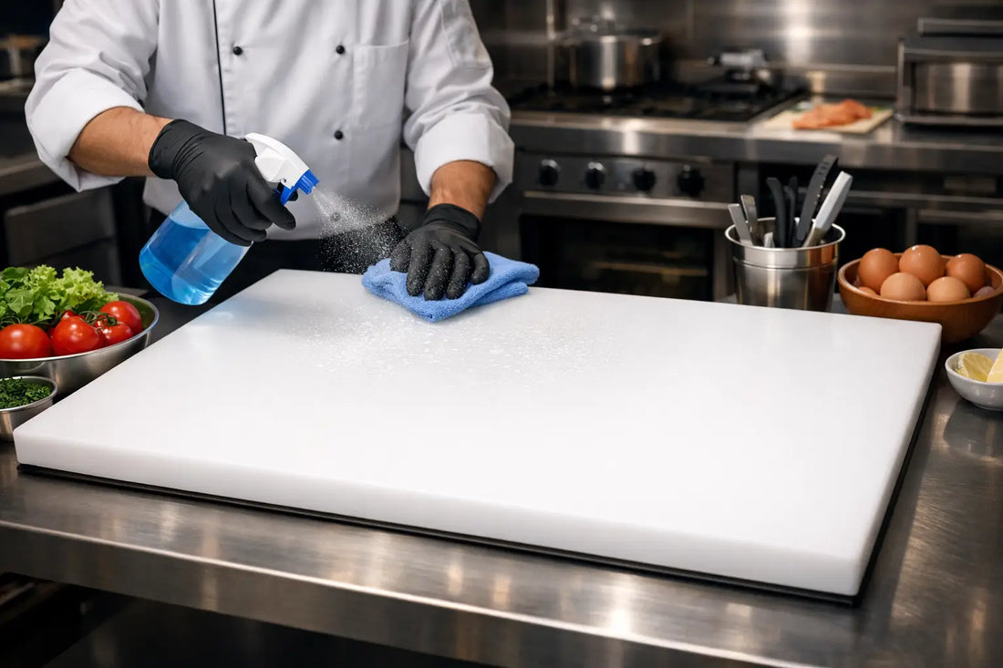 How to Sanitise Prep Benches Properly