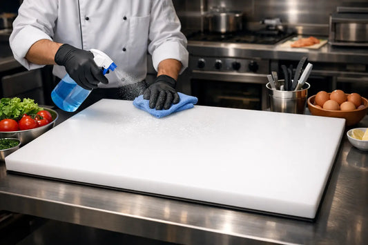 How to Sanitise Prep Benches Properly
