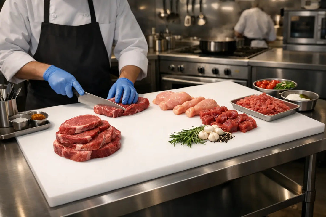 Meat Preparation Table Stainless Steel Guide