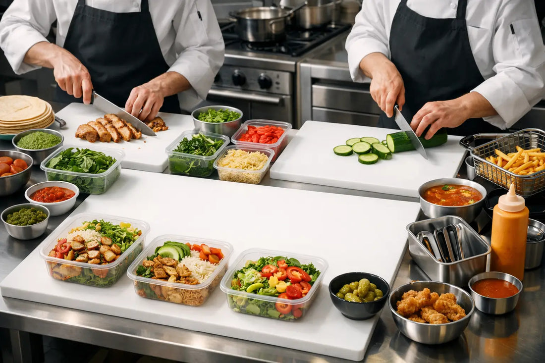 Takeaway Food Prep Workstation Essentials